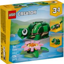 Load image into Gallery viewer, LEGO® Creator 3in1 Turtle with a Water Lily - 31377
