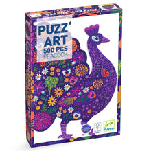 Load image into Gallery viewer, Djeco Puzz Art - Peacock - BEST SELLER