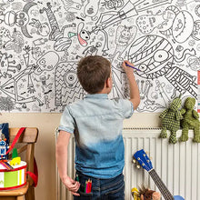 Load image into Gallery viewer, Christmas Colour-In Tablecloth / Giant Poster - BEST SELER