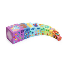 Load image into Gallery viewer, Djeco 10 Cubes - Rainbow - BEST SELLER