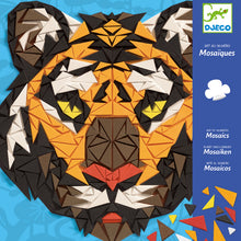 Load image into Gallery viewer, Djeco Mosaics - Tiger - Art by Numbers