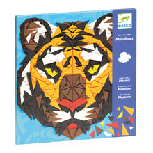 Load image into Gallery viewer, Djeco Mosaics - Tiger - Art by Numbers