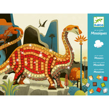 Load image into Gallery viewer, Djeco Mosaics Dinosaurs - Art by Numbers
