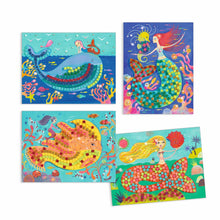 Load image into Gallery viewer, Djeco Mosaics - The Mermaids Song - Art by Numbers