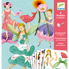 Load image into Gallery viewer, Djeco Jumping Jacks To Colour In - Fairies