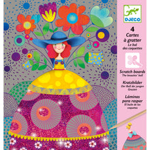 Load image into Gallery viewer, Djeco Scratch Boards - The Beauties Ball