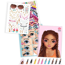 Load image into Gallery viewer, TOPModel Make-Up Colouring Book
