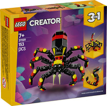 Load image into Gallery viewer, LEGO® Creator 3in1  Wild Animals Surprising Spider  - 31159 - BEST SELLER
