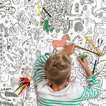 Load image into Gallery viewer, Countryside Colour-In Tablecloth / Giant Poster
