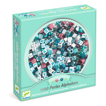 Load image into Gallery viewer, Djeco  - 1000 Alphabet Beads - Turquoise - BEST SELLER
