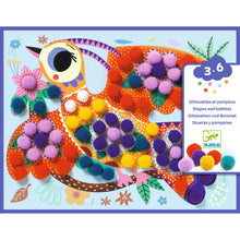 Load image into Gallery viewer, Djeco Pompoms Pictures - Shapes and Bobbles - NEW!
