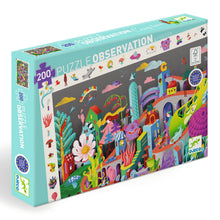 Load image into Gallery viewer, Djeco Observation Puzzle - Crazy Town
