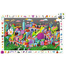 Load image into Gallery viewer, Djeco Observation Puzzle - Crazy Town

