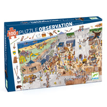 Load image into Gallery viewer, Djeco Observation Puzzle Fortified Castle
