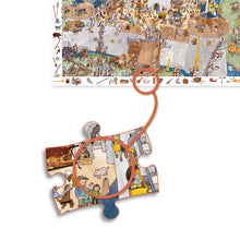 Load image into Gallery viewer, Djeco Observation Puzzle Fortified Castle
