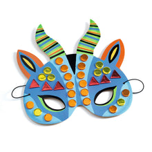Load image into Gallery viewer, Djeco DIY - 8 Mosaic Masks to Create and Decorate - Jungle Animals

