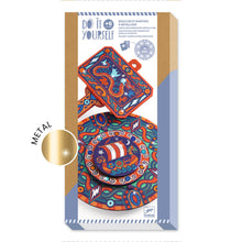 Load image into Gallery viewer, Djeco DIY Shield and Hammer with Metallic Foil to Decorate - Like a Viking

