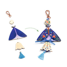 Load image into Gallery viewer, Djeco DIY - 3 Bag Charms to Create - Butterflies - BEST SELLER
