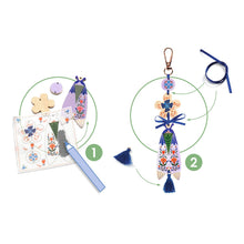 Load image into Gallery viewer, Djeco DIY - 3 Bag Charms to Create - Butterflies - BEST SELLER

