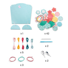 Load image into Gallery viewer, Djeco DIY - 3 Strand Necklace to Create - Flora - BEST SELLER

