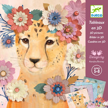 Load image into Gallery viewer, Djeco 3D Pictures - Floral Wreaths - BEST SELLER
