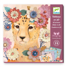 Load image into Gallery viewer, Djeco 3D Pictures - Floral Wreaths - BEST SELLER
