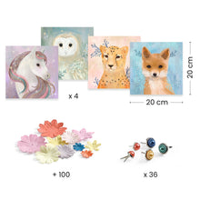 Load image into Gallery viewer, Djeco 3D Pictures - Floral Wreaths - BEST SELLER
