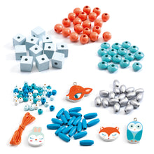 Load image into Gallery viewer, Djeco Wooden Beads - Small Animals - BEST SELLER
