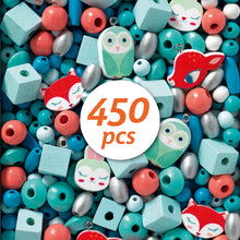 Load image into Gallery viewer, Djeco Wooden Beads - Small Animals - BEST SELLER
