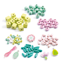 Load image into Gallery viewer, Djeco Wooden Beads - Flowers and Foliage - BEST SELLER

