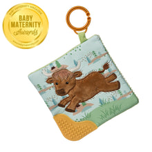 Load image into Gallery viewer, Hetty Highland Cow Crinkle Teether - BEST SELLER
