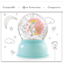 Load image into Gallery viewer, Djeco Snow Globe - Unicorn - BEST SELLER
