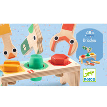Load image into Gallery viewer, Djeco Bricolou Wood Tool Set
