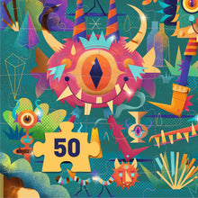 Load image into Gallery viewer, Djeco Wizzy'Puzzle - Monster Party - NEW!
