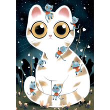 Load image into Gallery viewer, Djeco Wizzy'Puzzle - Cuddly Cats - NEW!

