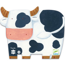 Load image into Gallery viewer, Djeco Puzzle - Cows on the Farm - 24 Piece

