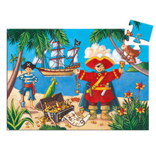 Load image into Gallery viewer, Djeco Puzzle - The Pirate And The Treasure - 36 Piece
