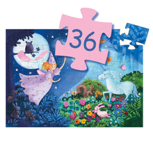 Load image into Gallery viewer, Djeco Puzzle - Fairy And The Unicorn - 36 Piece - BEST SELLER
