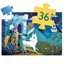 Load image into Gallery viewer, Djeco Puzzle - Full Moon Knight - 36 Piece
