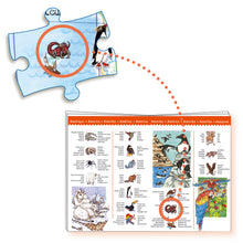 Load image into Gallery viewer, Djeco Observation Puzzle - The World's Animals
