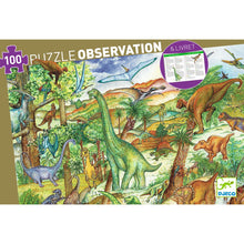 Load image into Gallery viewer, Djeco Observation Puzzle - Dinosaurs - BEST SELLER

