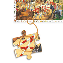 Load image into Gallery viewer, Djeco Observation Puzzle - Horse Riding
