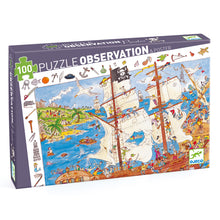 Load image into Gallery viewer, Djeco Observation Puzzle - Pirates
