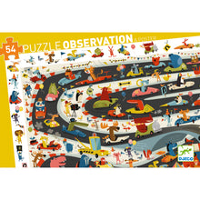 Load image into Gallery viewer, Djeco Observation Puzzle Car Rally
