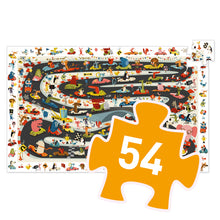 Load image into Gallery viewer, Djeco Observation Puzzle Car Rally
