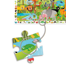 Load image into Gallery viewer, Djeco Observation Puzzle - The Jungle
