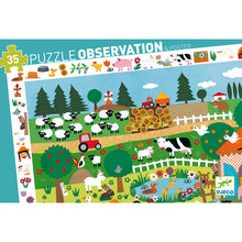 Load image into Gallery viewer, Djeco Observation Puzzle - The Farm
