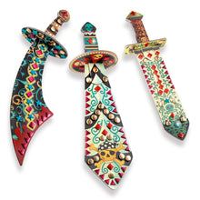 Load image into Gallery viewer, Djeco DIY 3 Mosaic Sabres to Decorate - BEST SELLER
