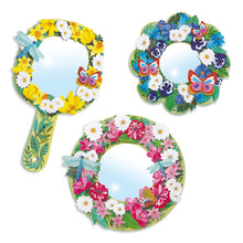 Load image into Gallery viewer, Djeco DIY 3 Mirrors to Decorate - Pretty Flowers
