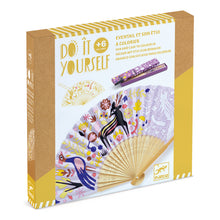 Load image into Gallery viewer, Djeco DIY Fan and Case to Colour In
